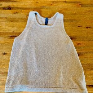 Alya Sleeveless Knit Top in Tan tank top style shirt or sweater vest